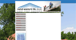 Desktop Screenshot of metalseamsandtile.com