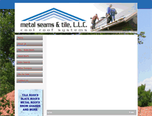Tablet Screenshot of metalseamsandtile.com